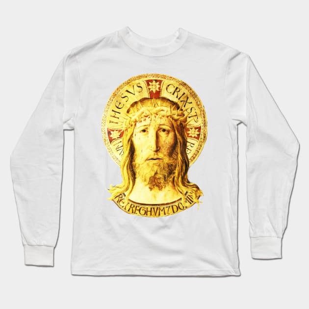 Holy Face Long Sleeve T-Shirt by mindprintz